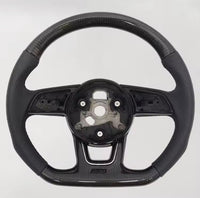 🏁 Perforowana skórzana kierownica do Audi + Carbon
A3 / A4 B9 / A5 / Q3 / Q5 / S4 / S5