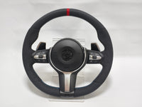 🔴🔵Sportowa kierownica BMW M – czerwony lub niebieski pasek (do wyboru) M3 - F - Series