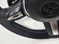 🔴🔵Sportowa kierownica BMW M – czerwony lub niebieski pasek (do wyboru) M3 - F - Series