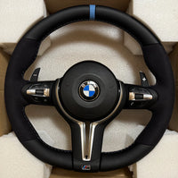 🔴🔵Sportowa kierownica BMW M – czerwony lub niebieski pasek (do wyboru) M3 - F - Series